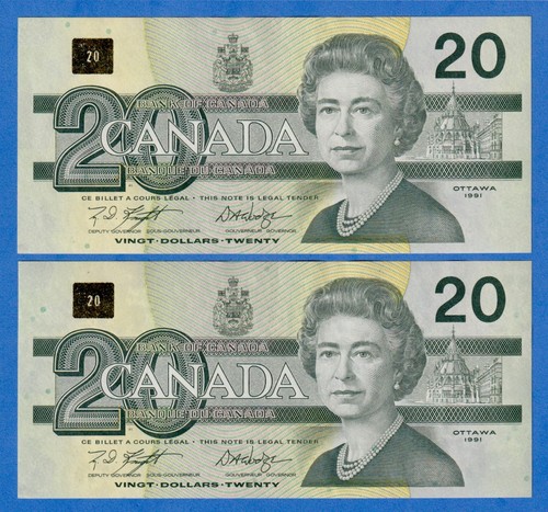 Canada 1991 58d - $20, bc-58d