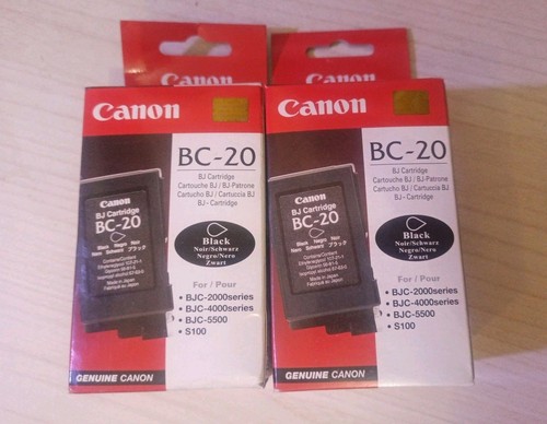 Canon nero 2 - 20, cartucce